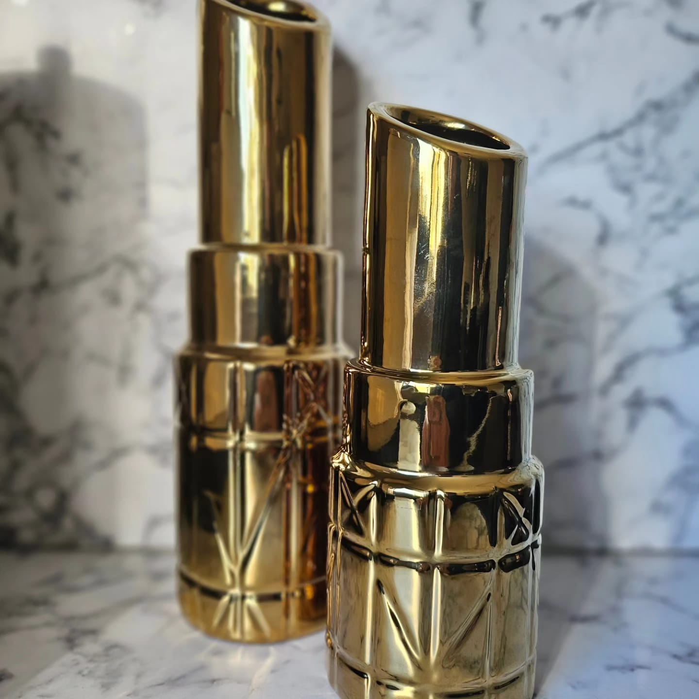 Lipstick vaas goud Large