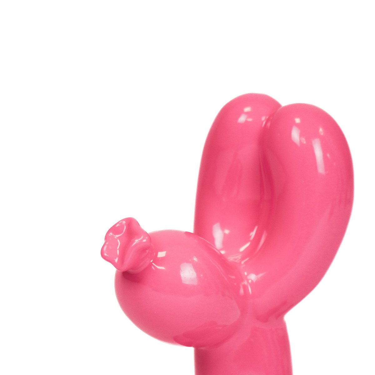 Housevitamin Ornament Poepballon Hond - 24x9x14cm - Neon Roze