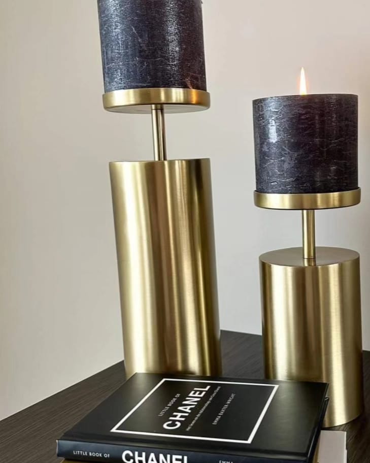 Gouden kandelaren set