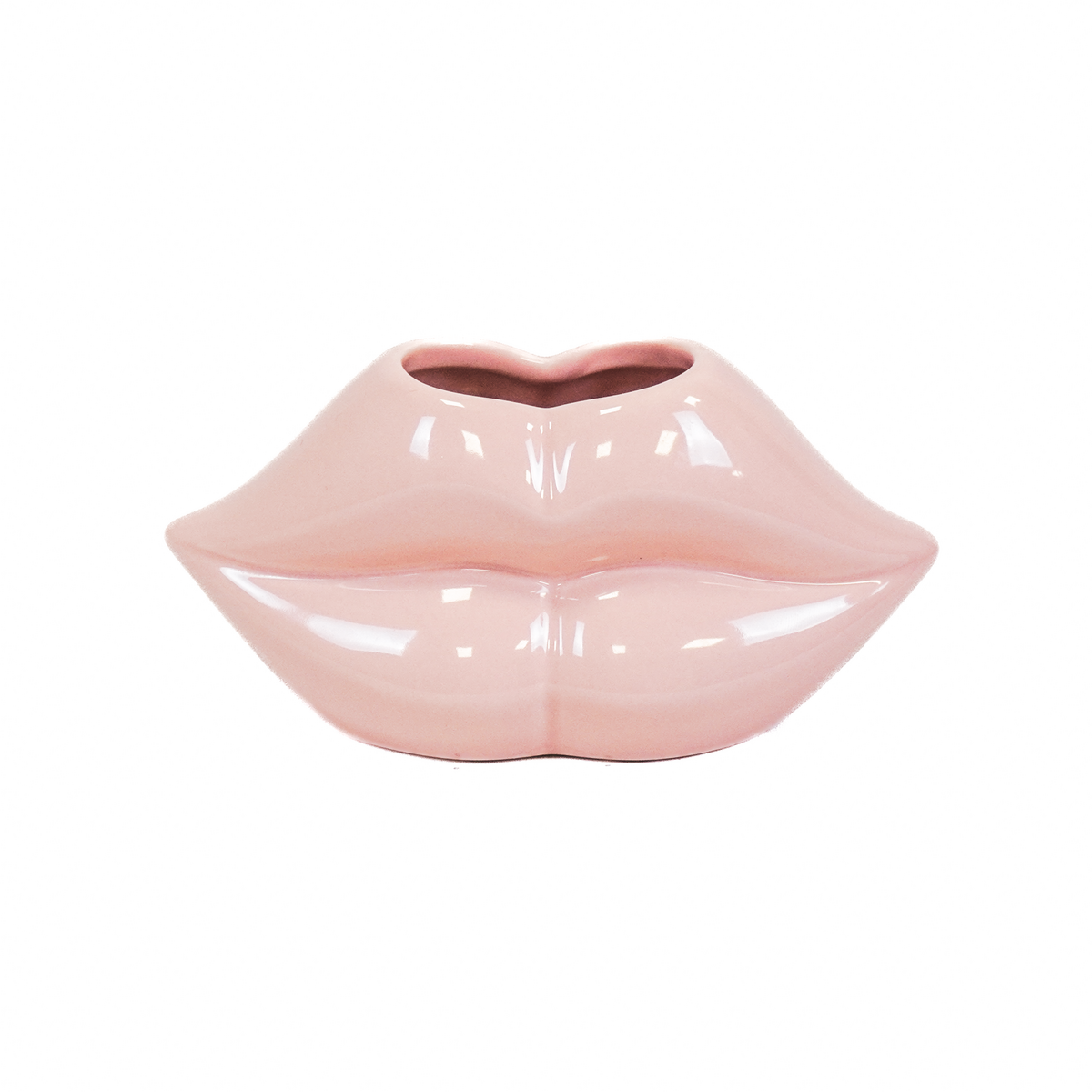 Housevitamin Lips Don't Lie Pot - Lichtroze - 15,5x6,5x7,5cm