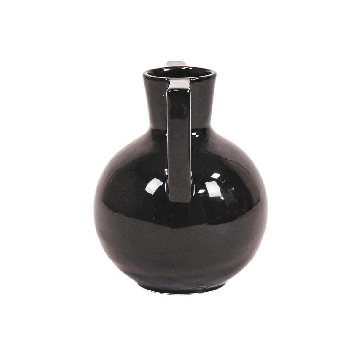 Housevitamin Kettlebell Vaas - Zwart - 14,5x14,5x18,5cm