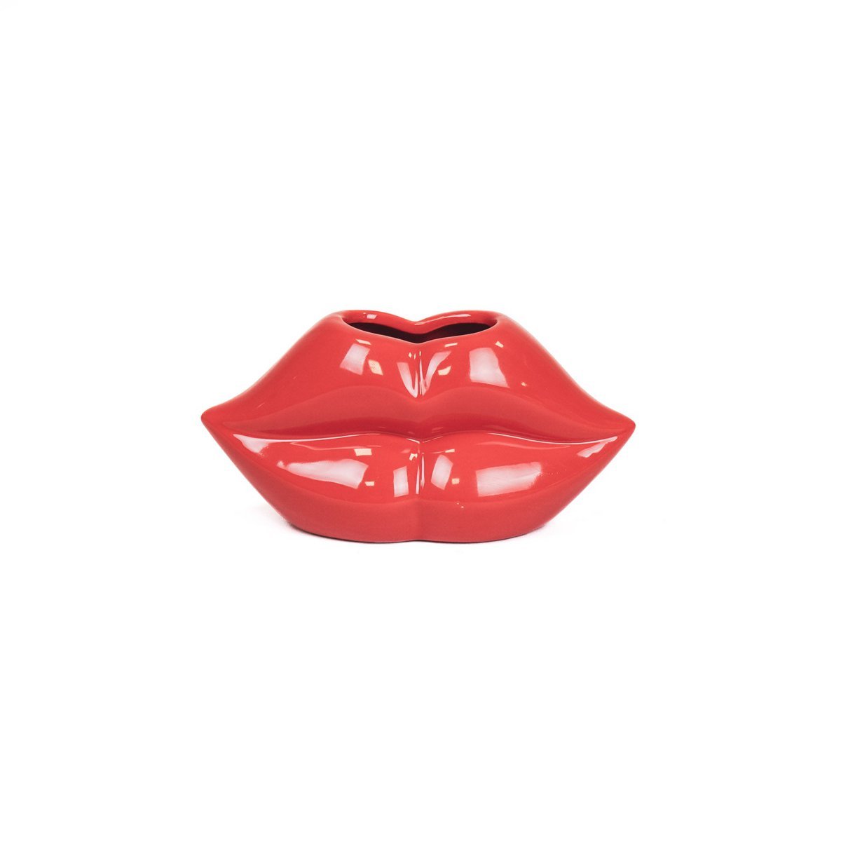 Housevitamin Lips Don't Lie Pot - Rood - 15,5x6,5x7,5cm