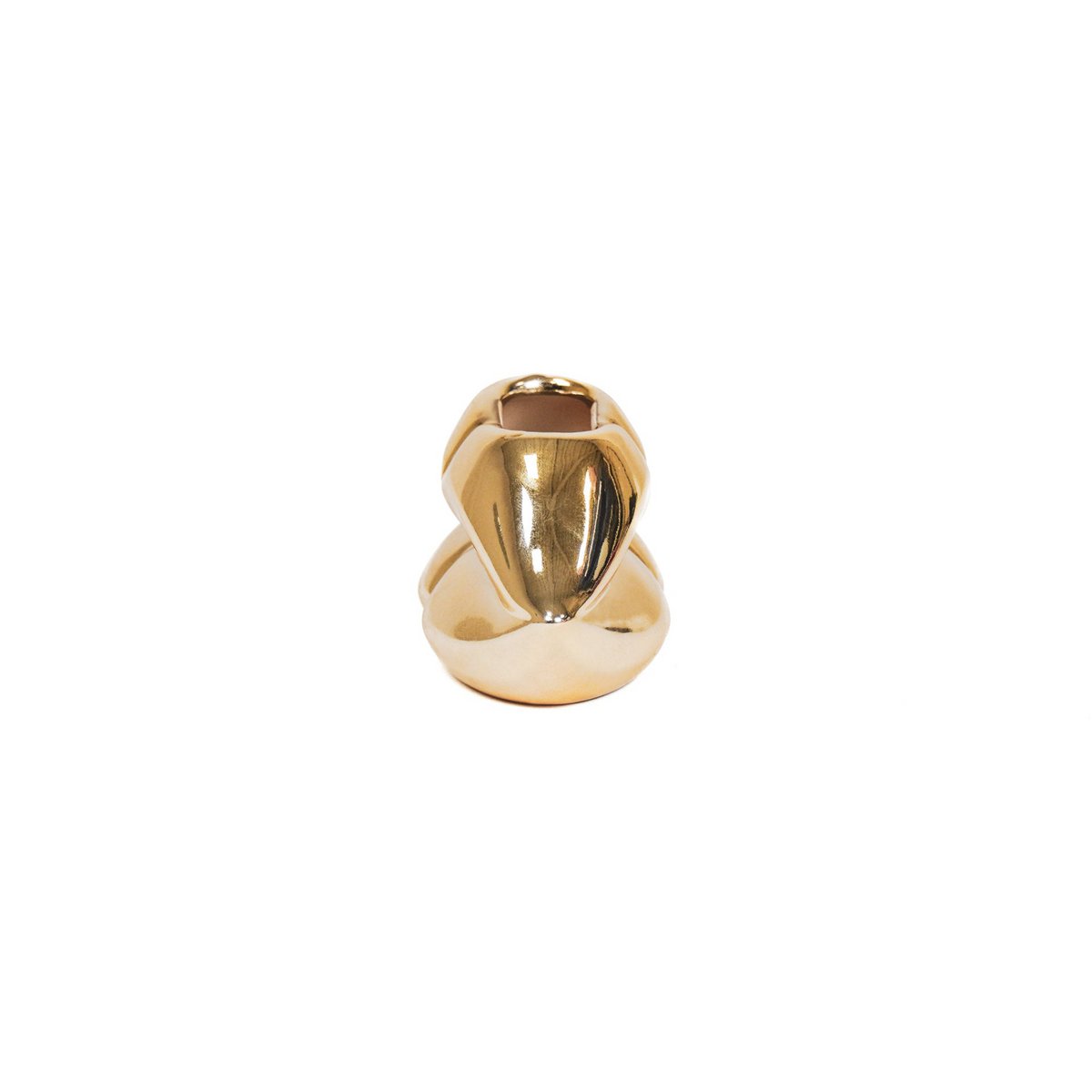 Housevitamin Lips Don't Lie Pot - Goud - 15,5x6,5x7,5cm