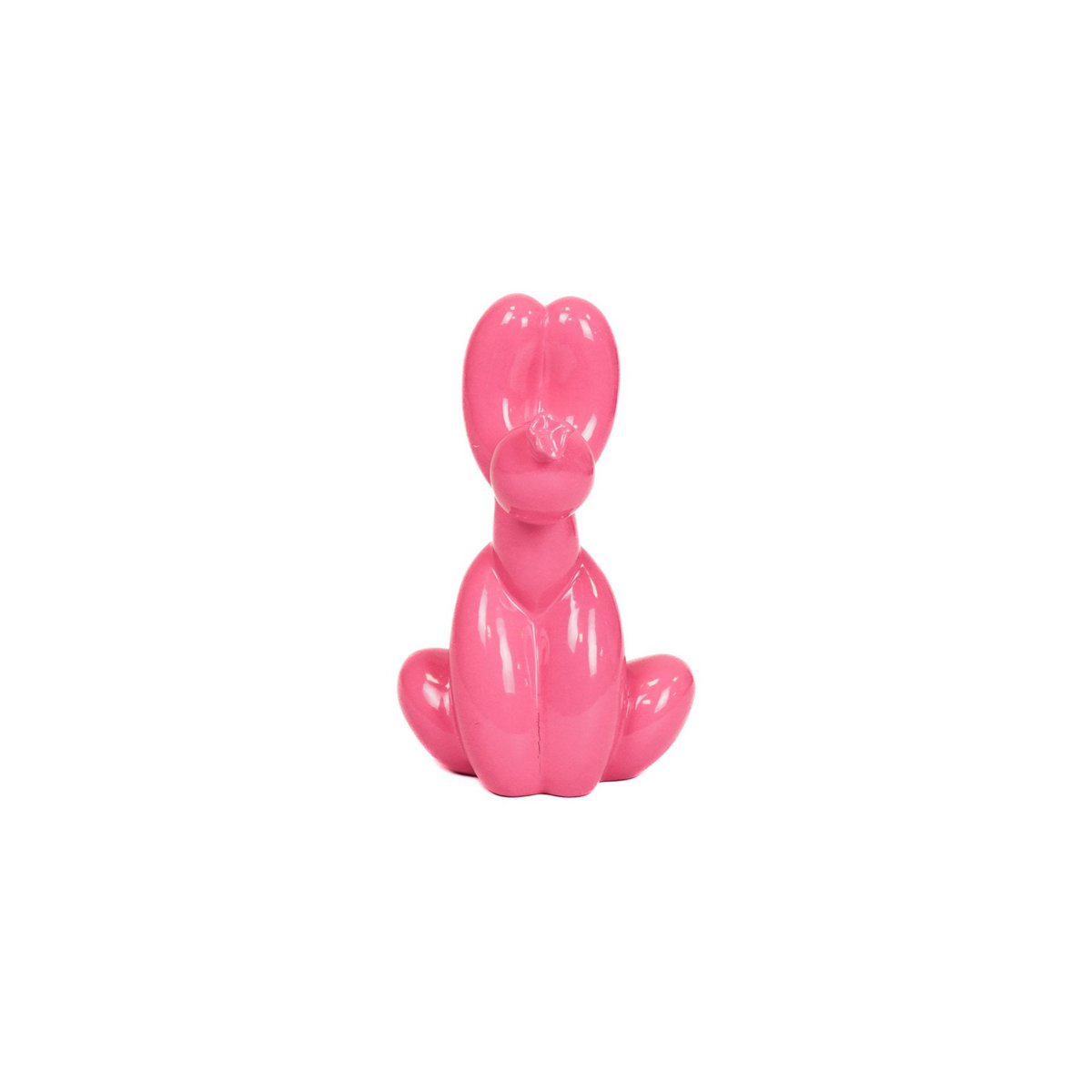 Housevitamin Ornament Poepballon Hond - 24x9x14cm - Neon Roze