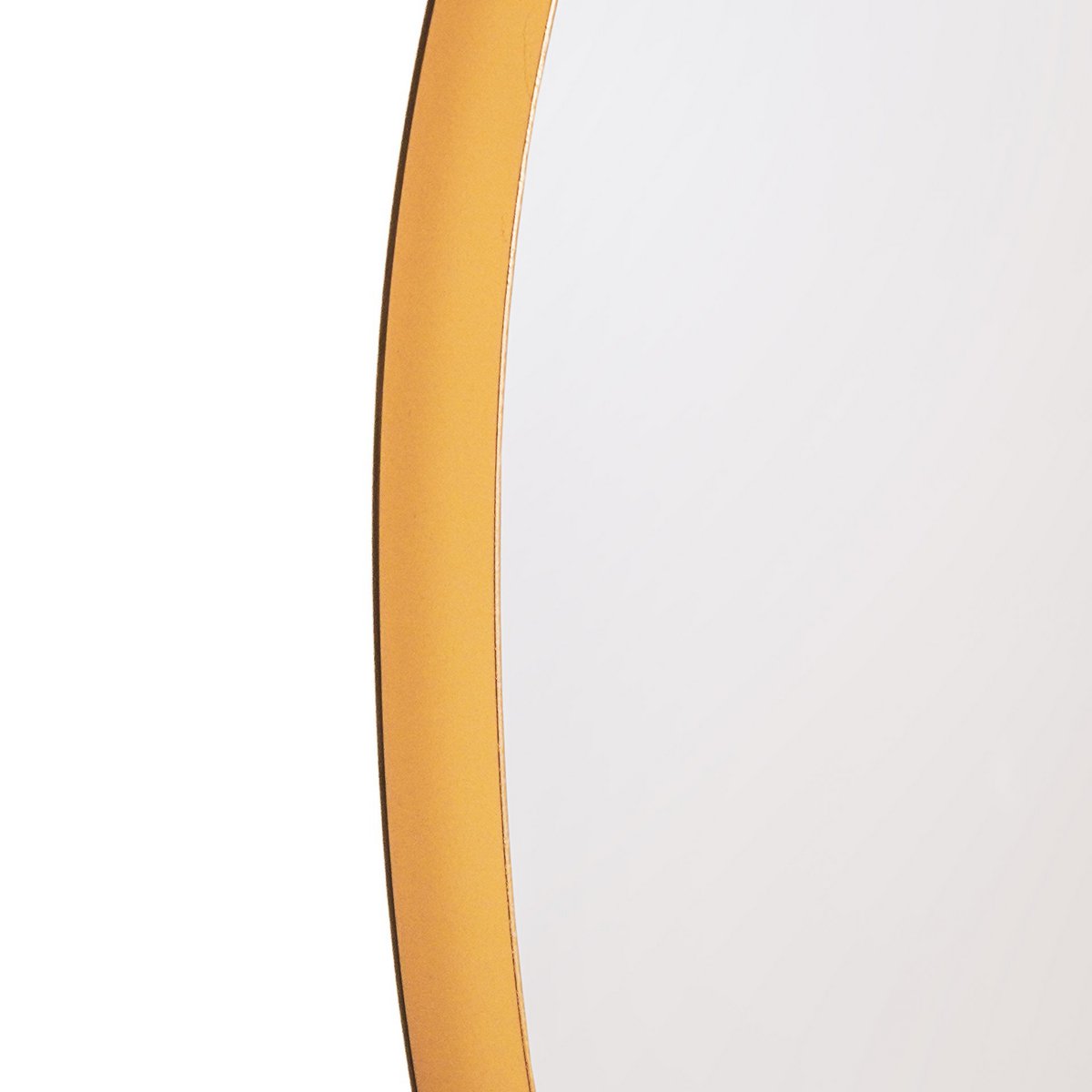 HV Ronde Spiegel Metaal - Goud - 80cm