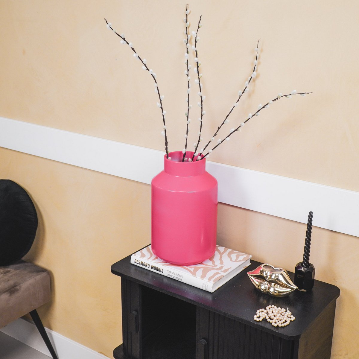 Housevitamin Vaas - Neon Roze - 19x19x30cm