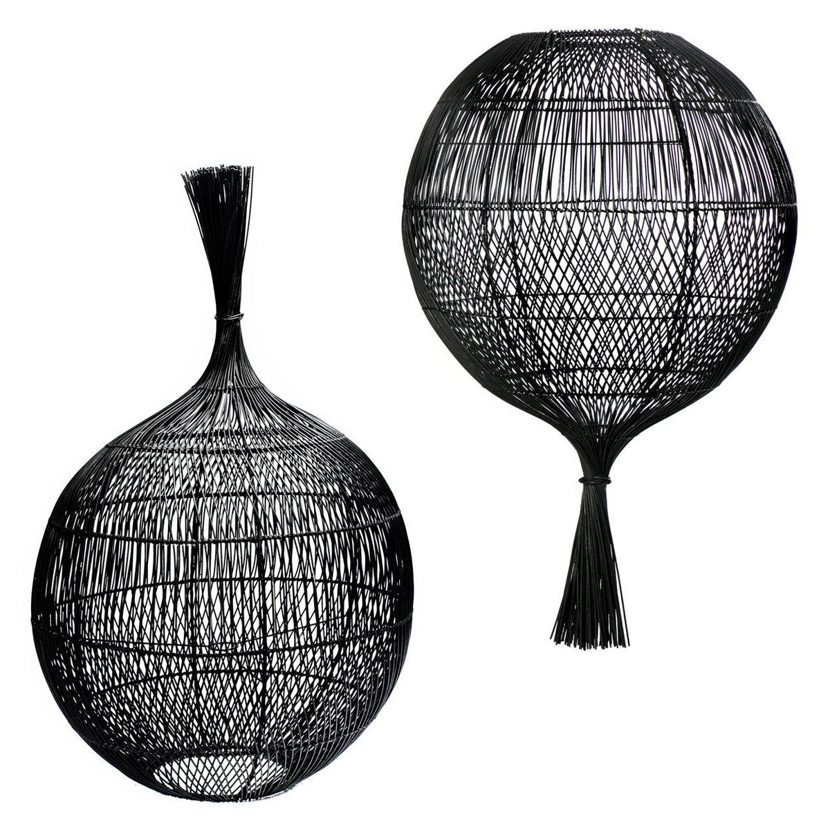De Wonton Vloerlamp - Hanglamp - Zwart