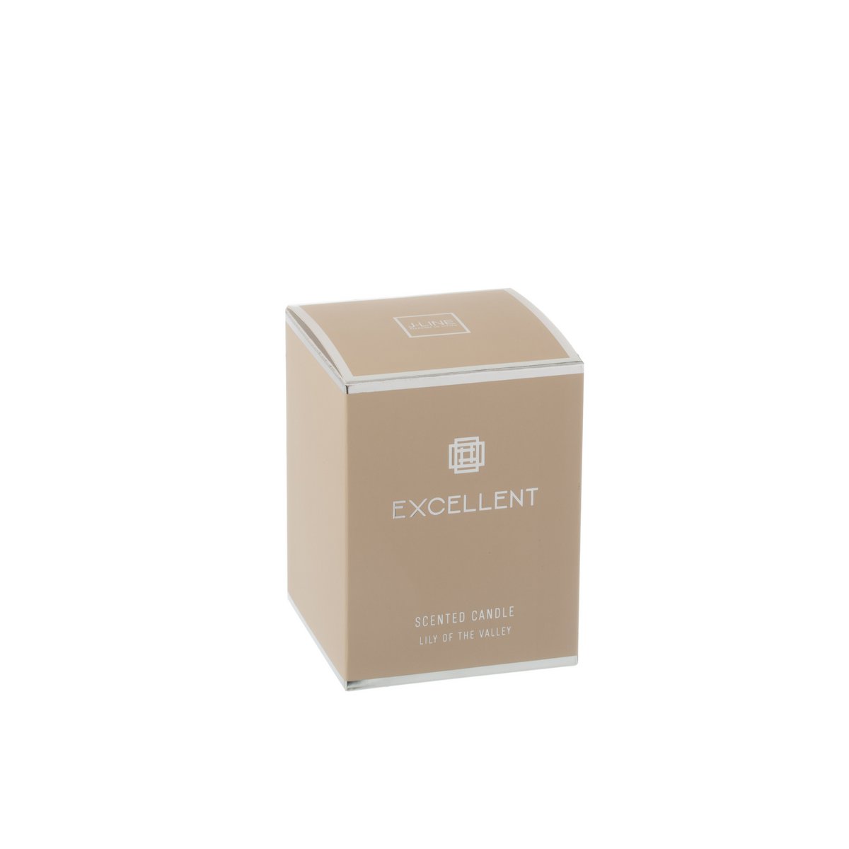 J-Line Geurkaars Excellent Glas Beige Small-50U