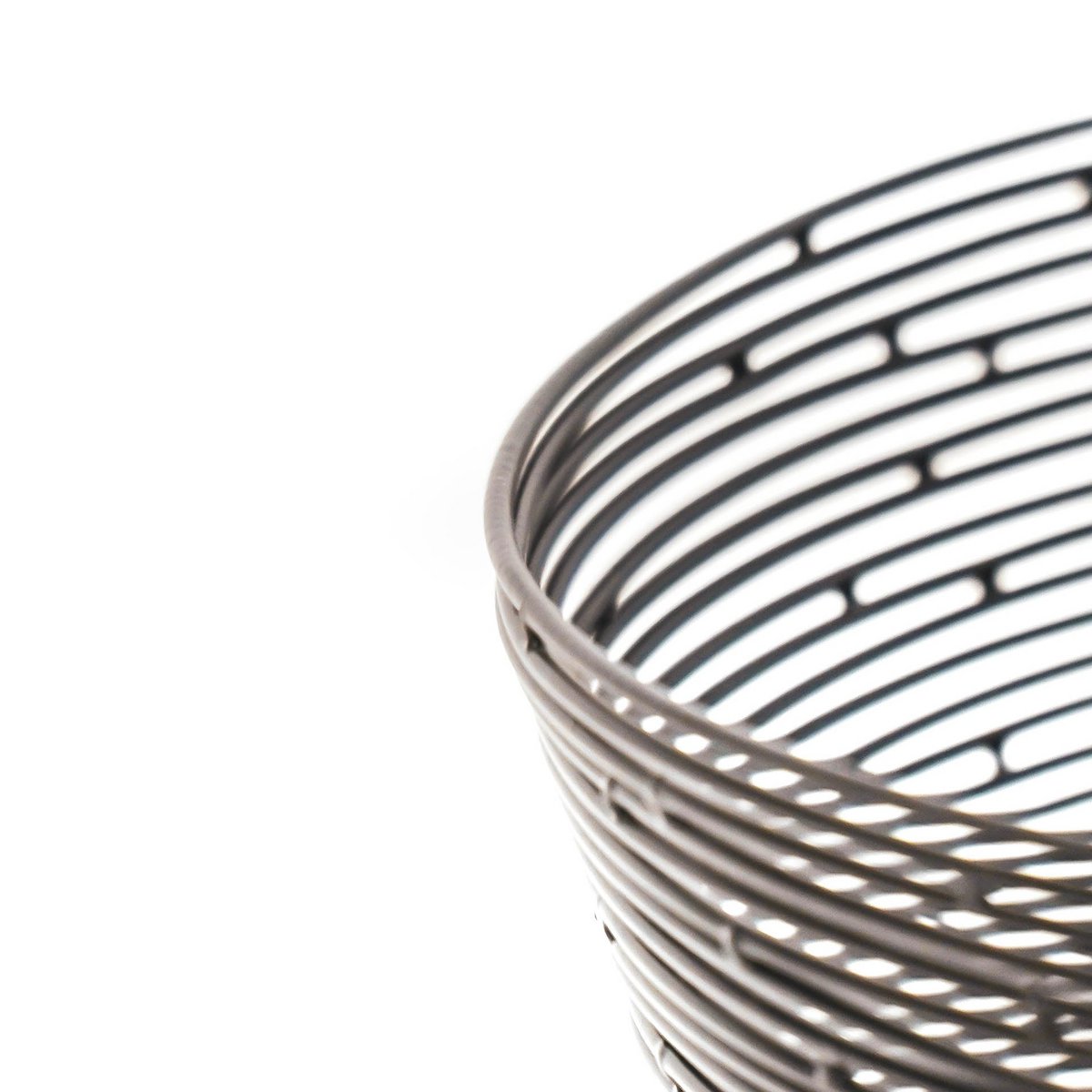 HV Wired Steel Kom - Zwart - 26x26x10cm