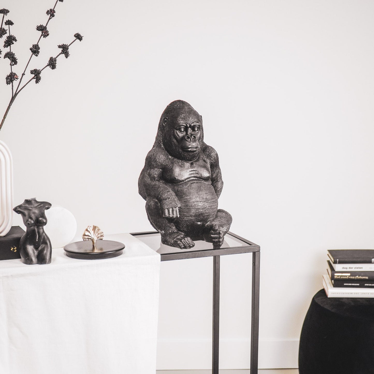 Zwart-Online Gorilla Zwart 24x26x36,5