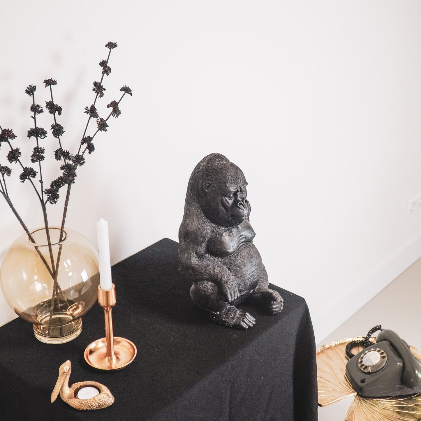 Zwart-Online Gorilla Zwart 24x26x36,5