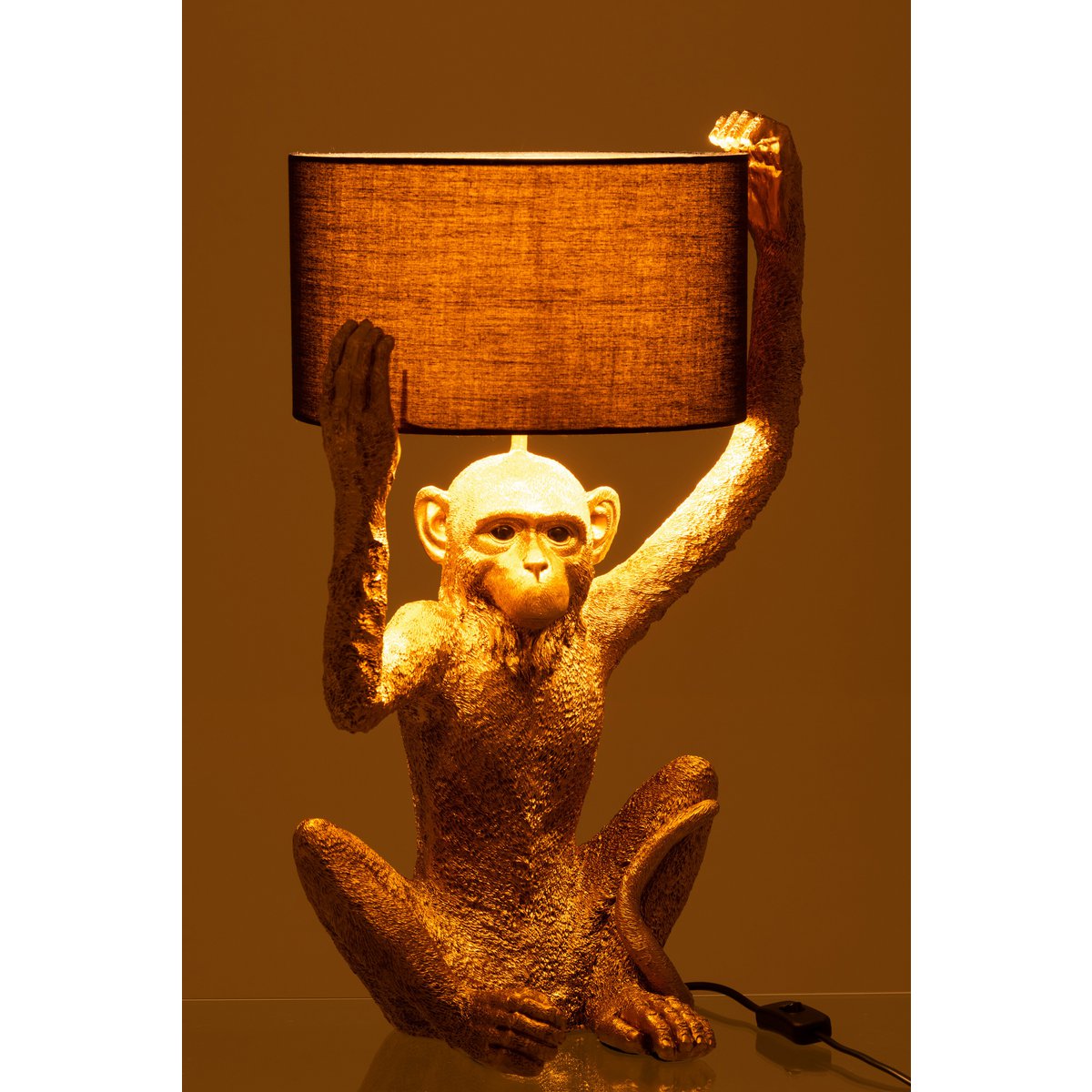 J-Line Lamp Aap Poly Goud