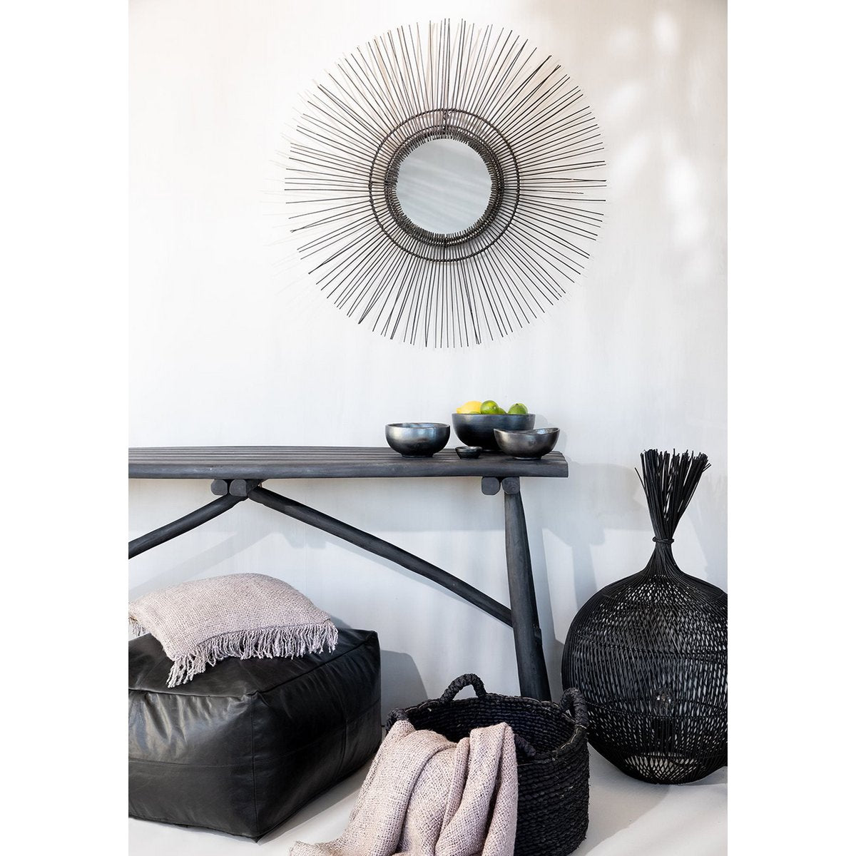De Wonton Vloerlamp - Hanglamp - Zwart