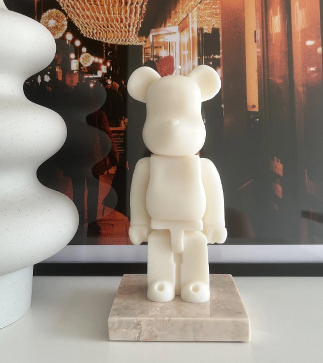 Bearbrick kaars