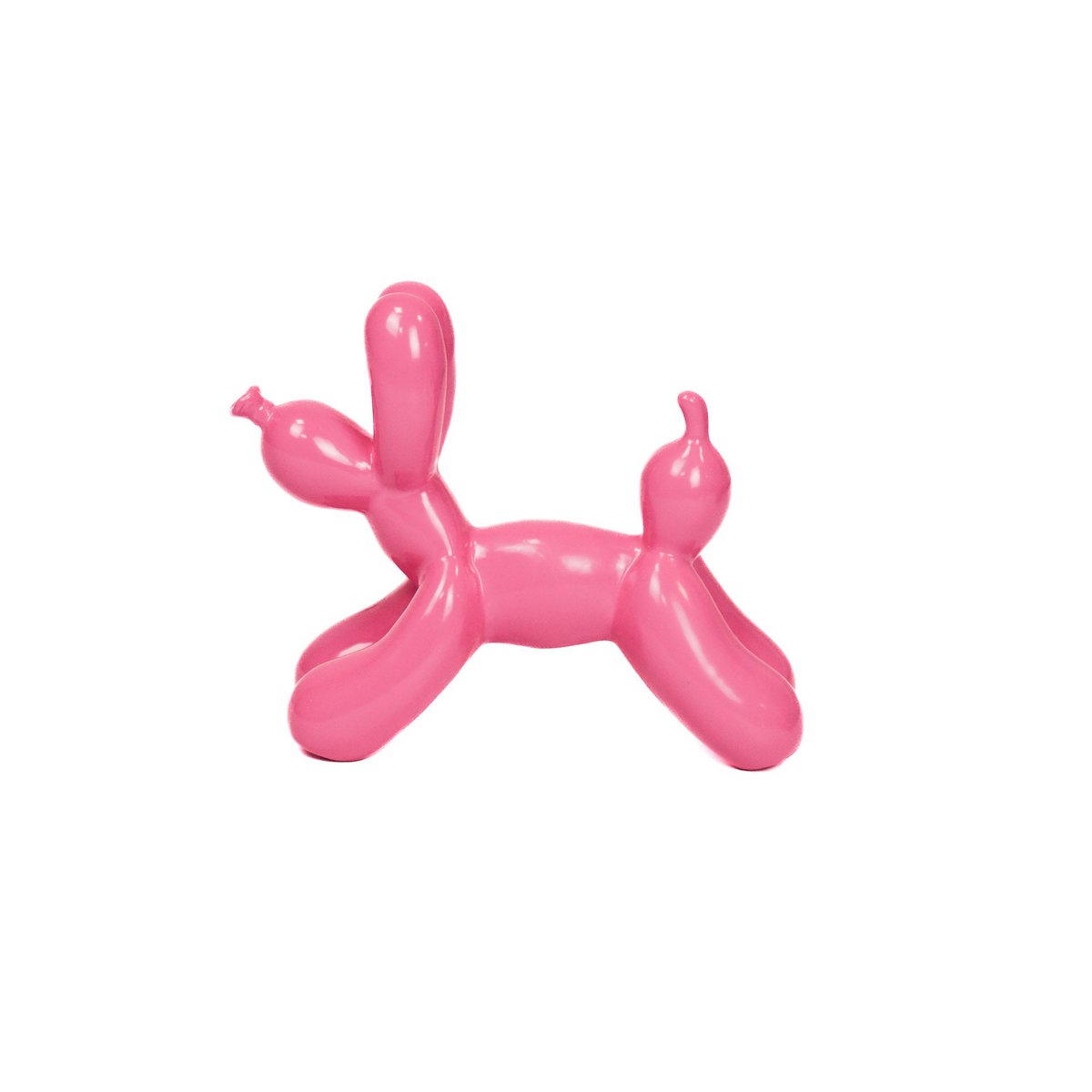 Housevitamin Ornament Ballon Hond Klein - 18x7x14,5cm- Neon Roze