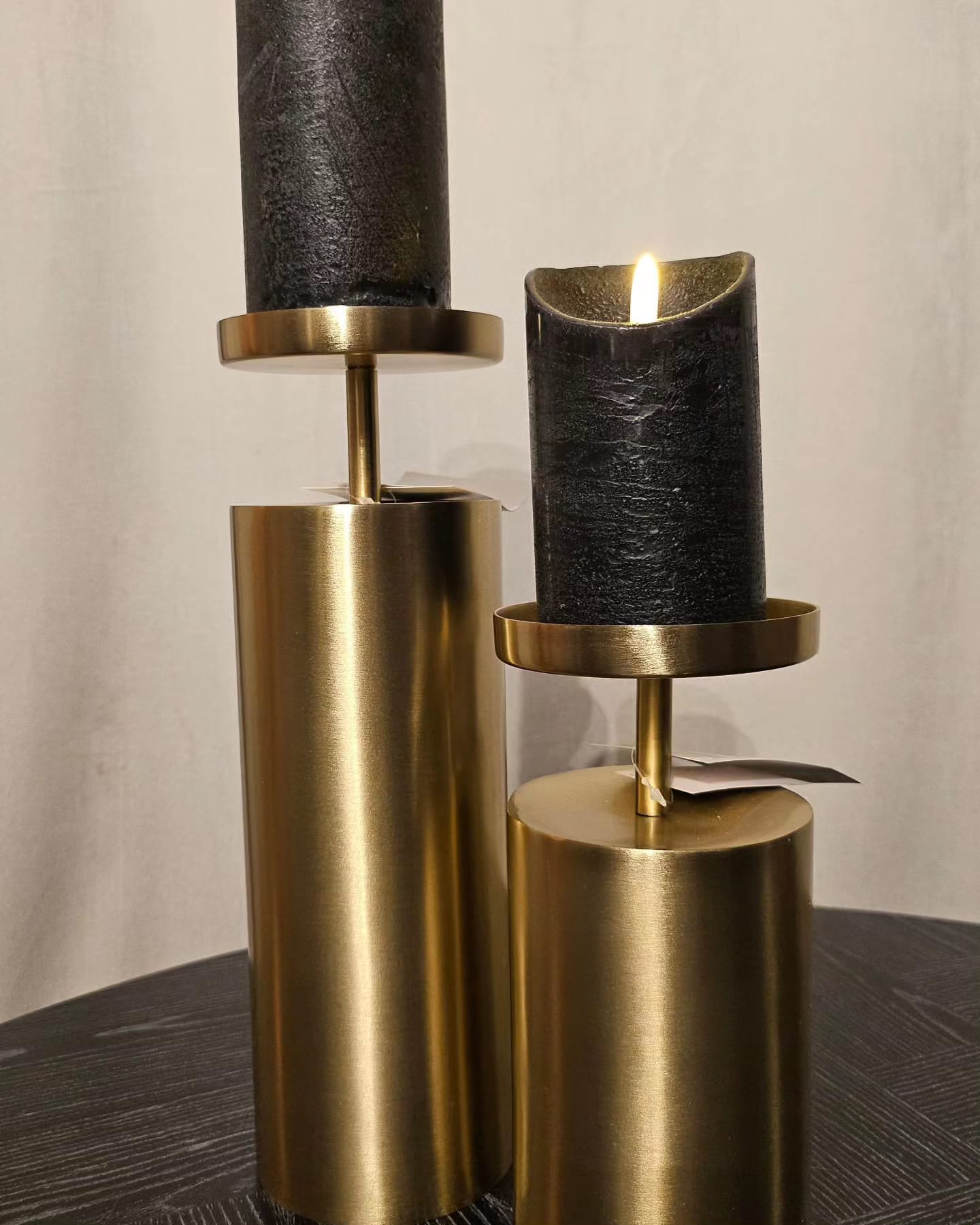 Gouden kandelaren set