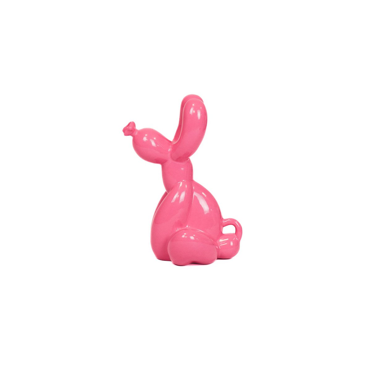 Housevitamin Ornament Poepballon Hond - 24x9x14cm - Neon Roze