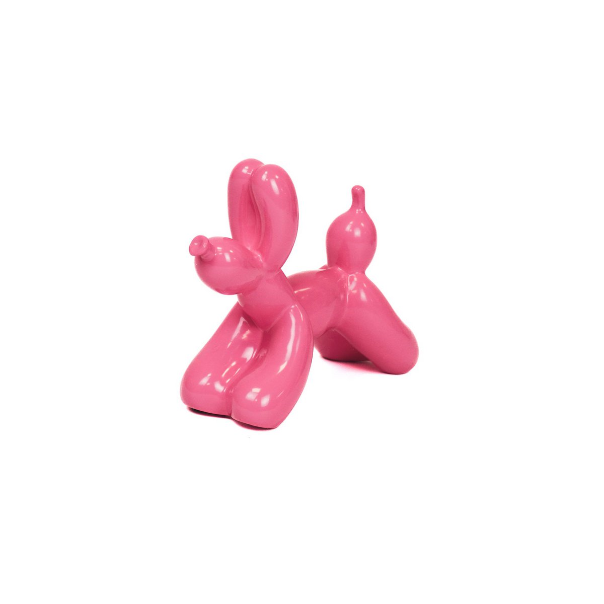 Housevitamin Ornament Ballon Hond Klein - 18x7x14,5cm- Neon Roze