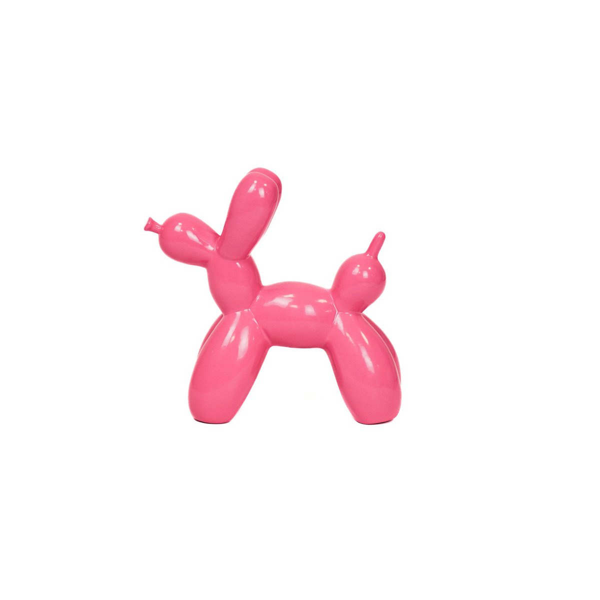 Housevitamin Ornament Doggy Style Neon Roze - 19x18,5x18,5cm