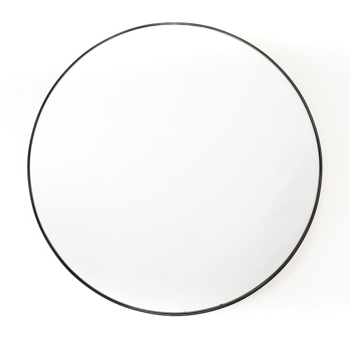 HV Ronde Spiegel Metaal - Zwart - 80cm