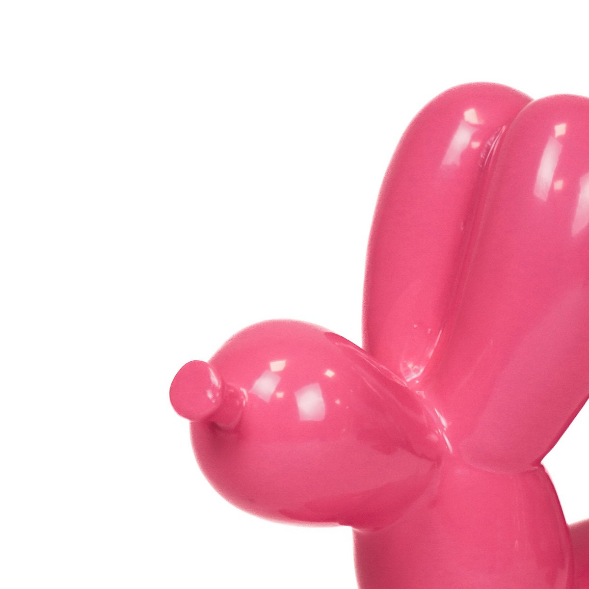 Housevitamin Ornament Doggy Style Neon Roze - 19x18,5x18,5cm