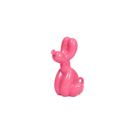 Housevitamin Ornament Poepballon Hond - 24x9x14cm - Neon Roze