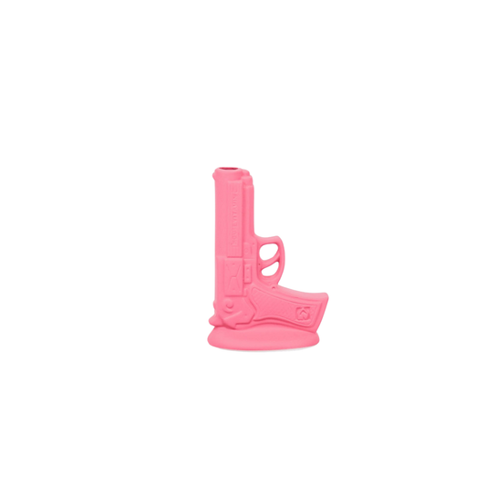 Housevitamin Gun Bloemenvaas L - Keramiek - Neon Roze