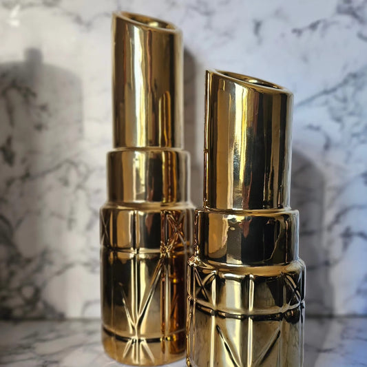 Lipstick vaas goud Large