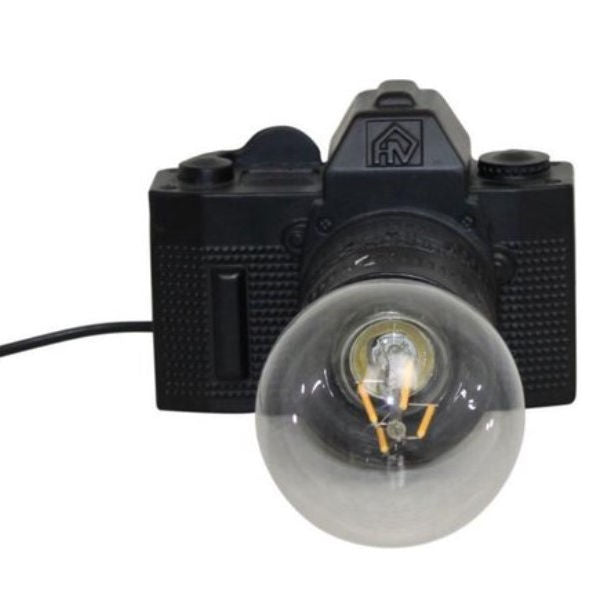 Zwart-Online Camera lamp Zwart & Goud