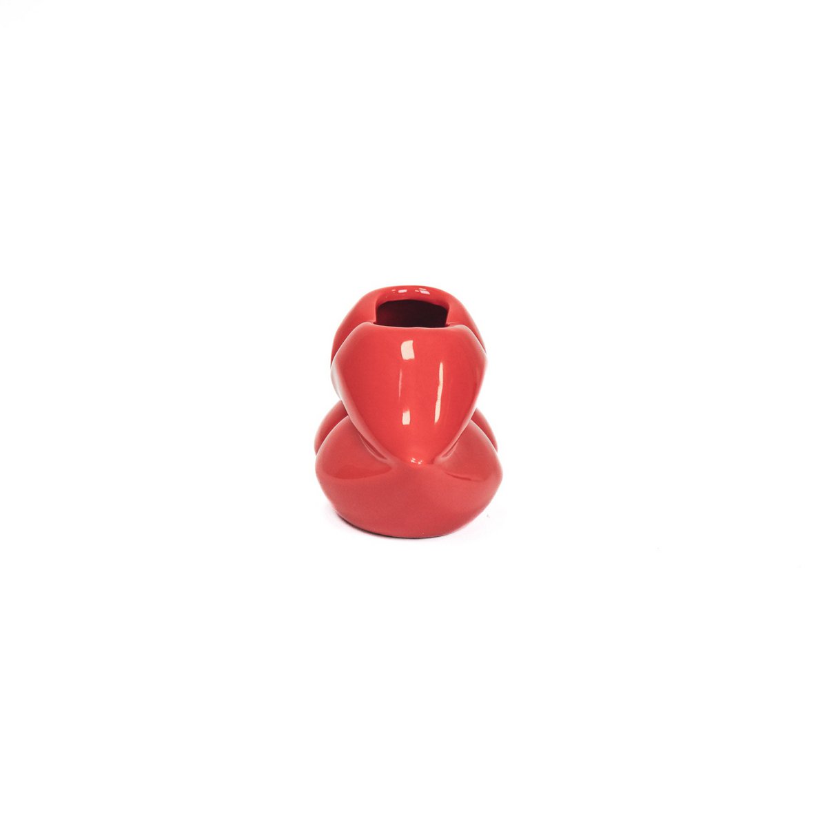 Housevitamin Lips Don't Lie Pot - Rood - 15,5x6,5x7,5cm