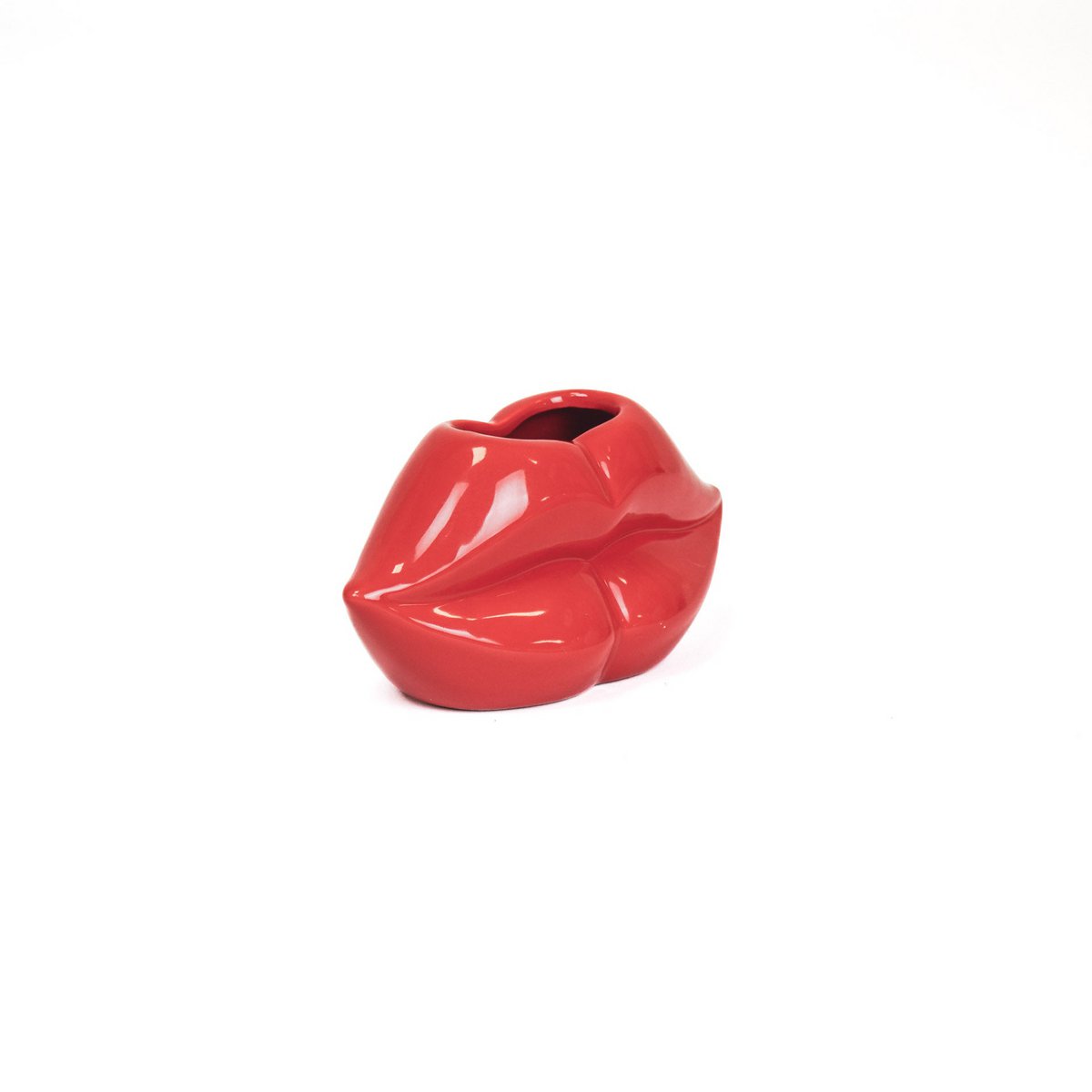 Housevitamin Lips Don't Lie Pot - Rood - 15,5x6,5x7,5cm