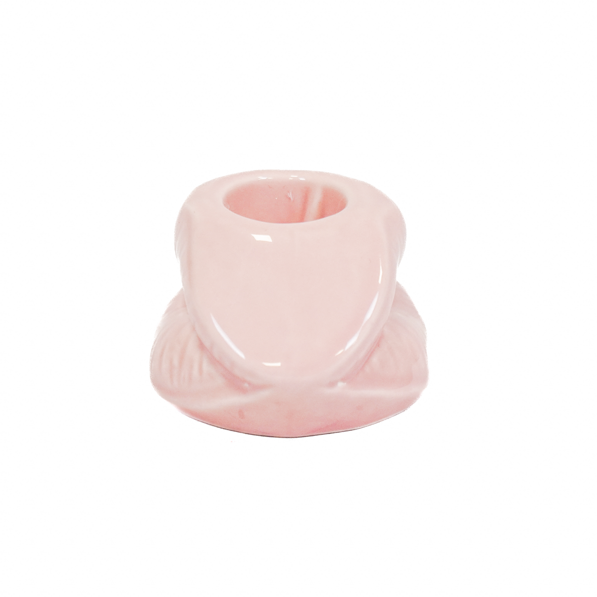 Housevitamin Lips Don't Lie Kandelaar - Lichtroze - 7x5,5x4cm