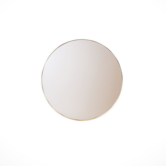 HV Ronde Spiegel Metaal - Goud - 80cm