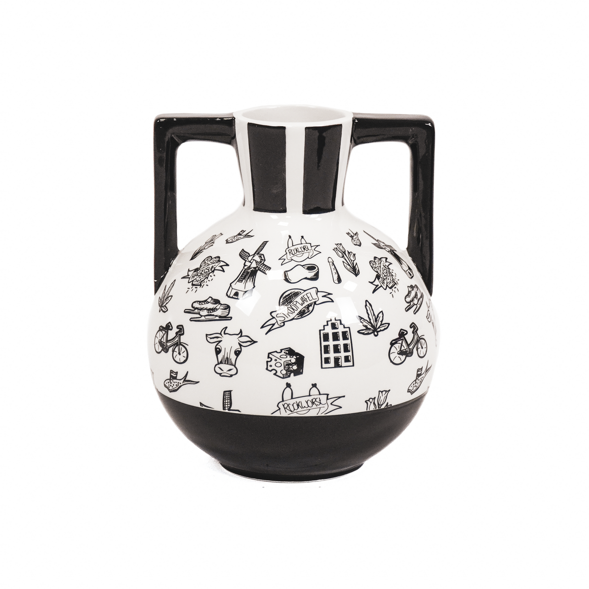 HousevitaminKettlebell Vaas - Hollands Zwart - 14,5x14,5x18,5cm