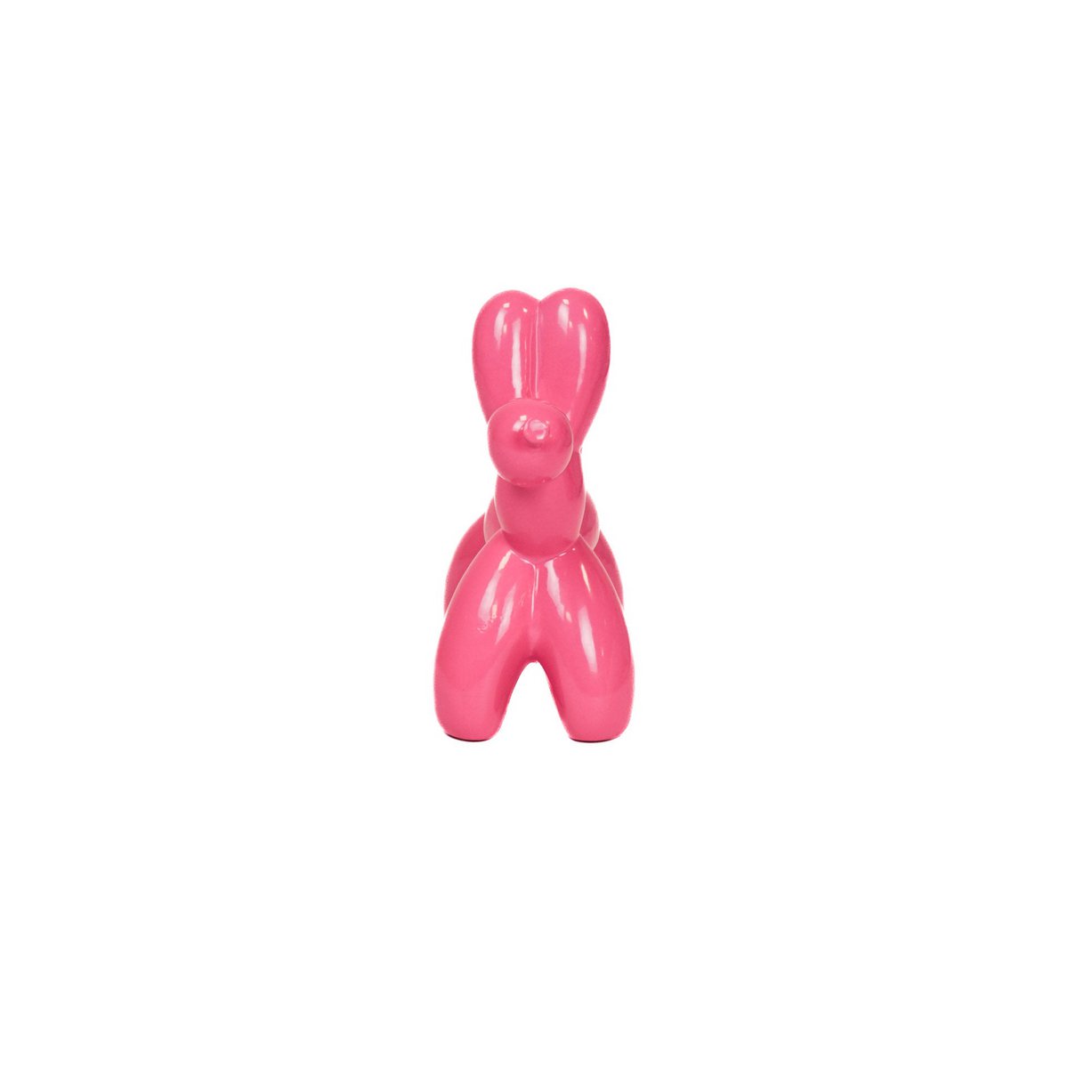 Housevitamin Ornament Doggy Style Neon Roze - 19x18,5x18,5cm