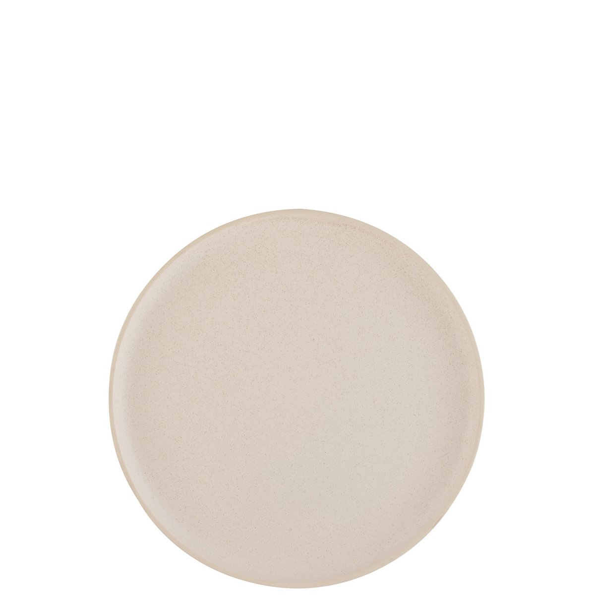 J-Line Marie bord - keramiek - creme - L - 6x
