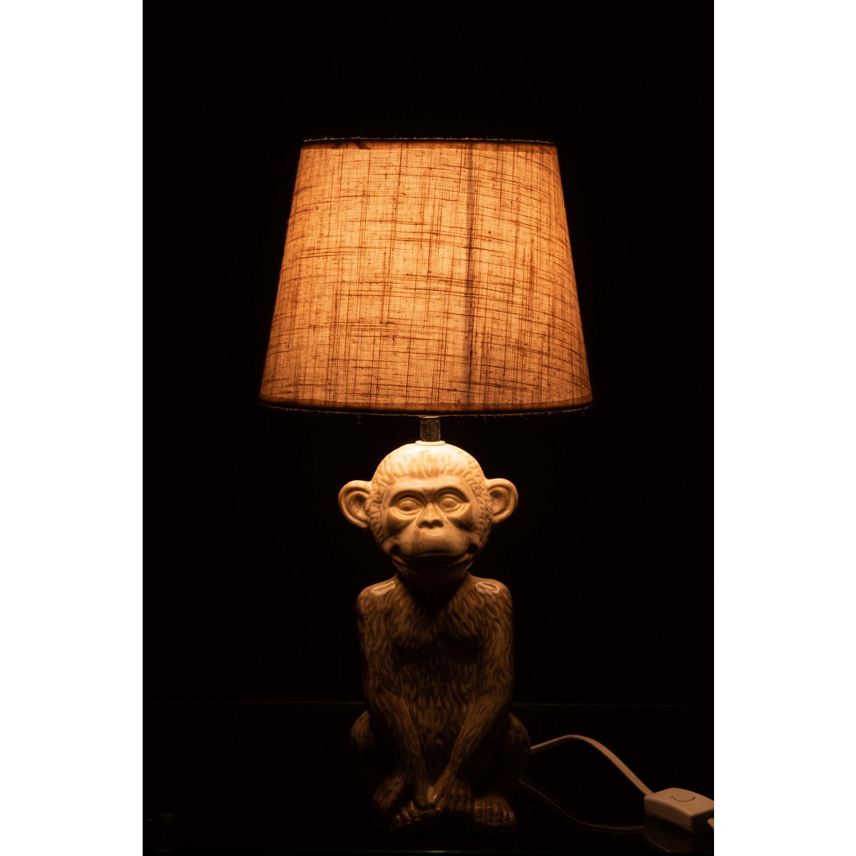 J-Line Lamp Aap Cem/Tex Beige/Beige