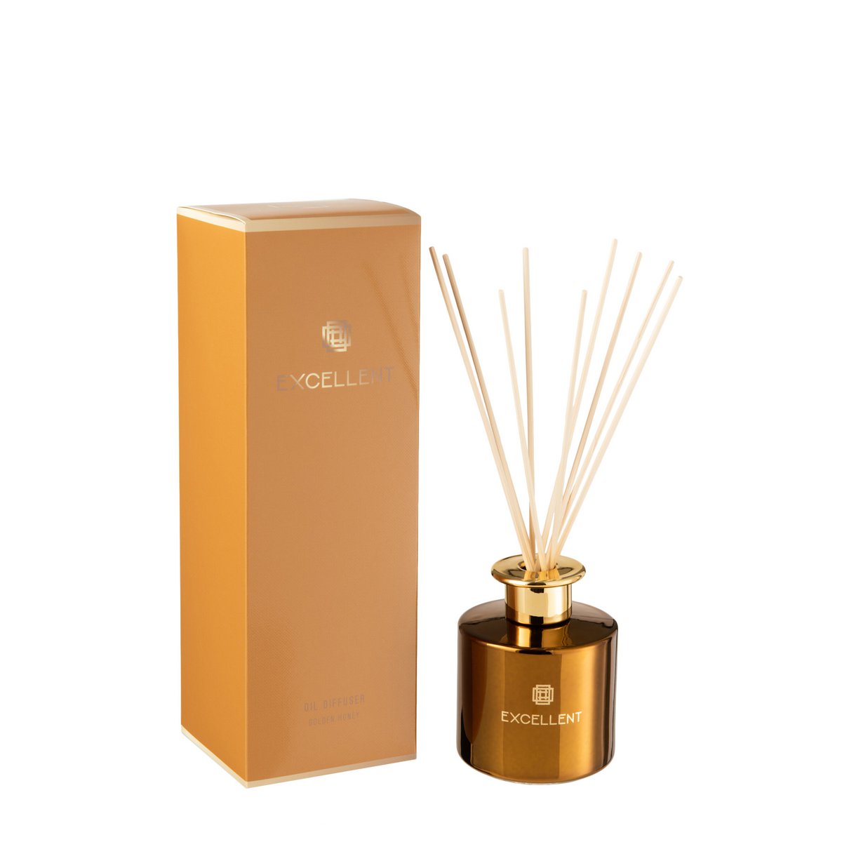 J-Line Geurolie+Stokjes Excellent Golden Honey Oker