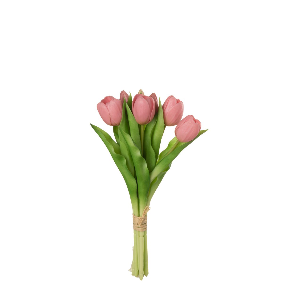 J-Line Boeket Tulpen 7Stuks Pu Roze Small