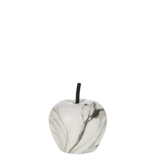 J-Line Appel Marmer Poly Wit Klein