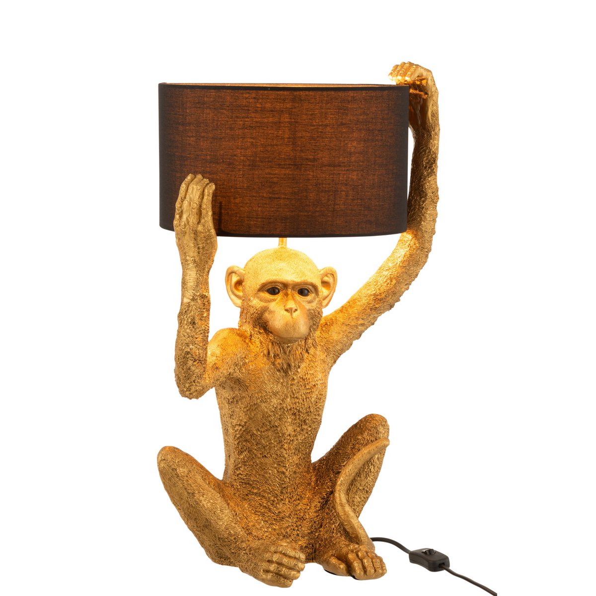 J-Line Lamp Aap Poly Goud