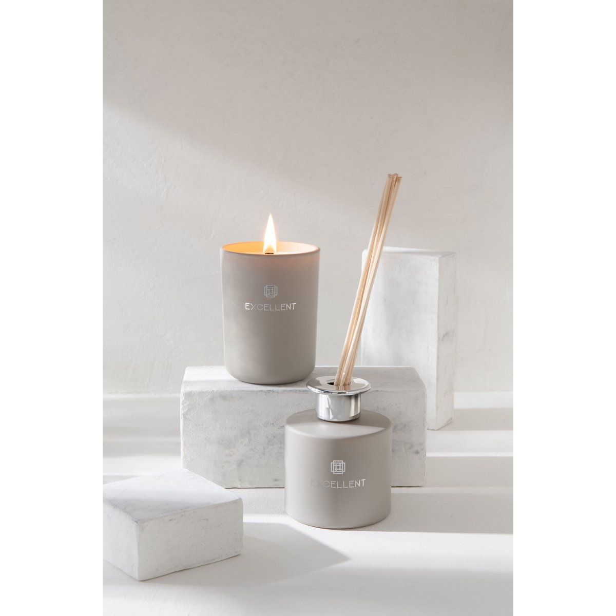 J-Line Geurolie Excellent Glas Beige