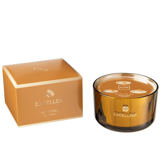 J-Line Geurkaars Excellent Golden Honey Oker Large-40U