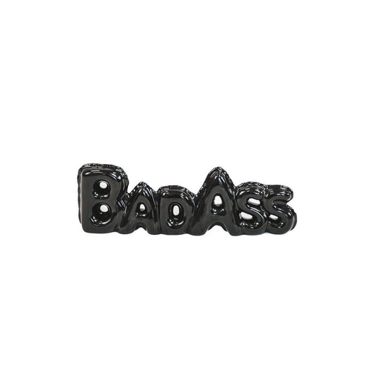HV Ballonornament 'Badass' - Zwart - 31,5x4x9,8 cm