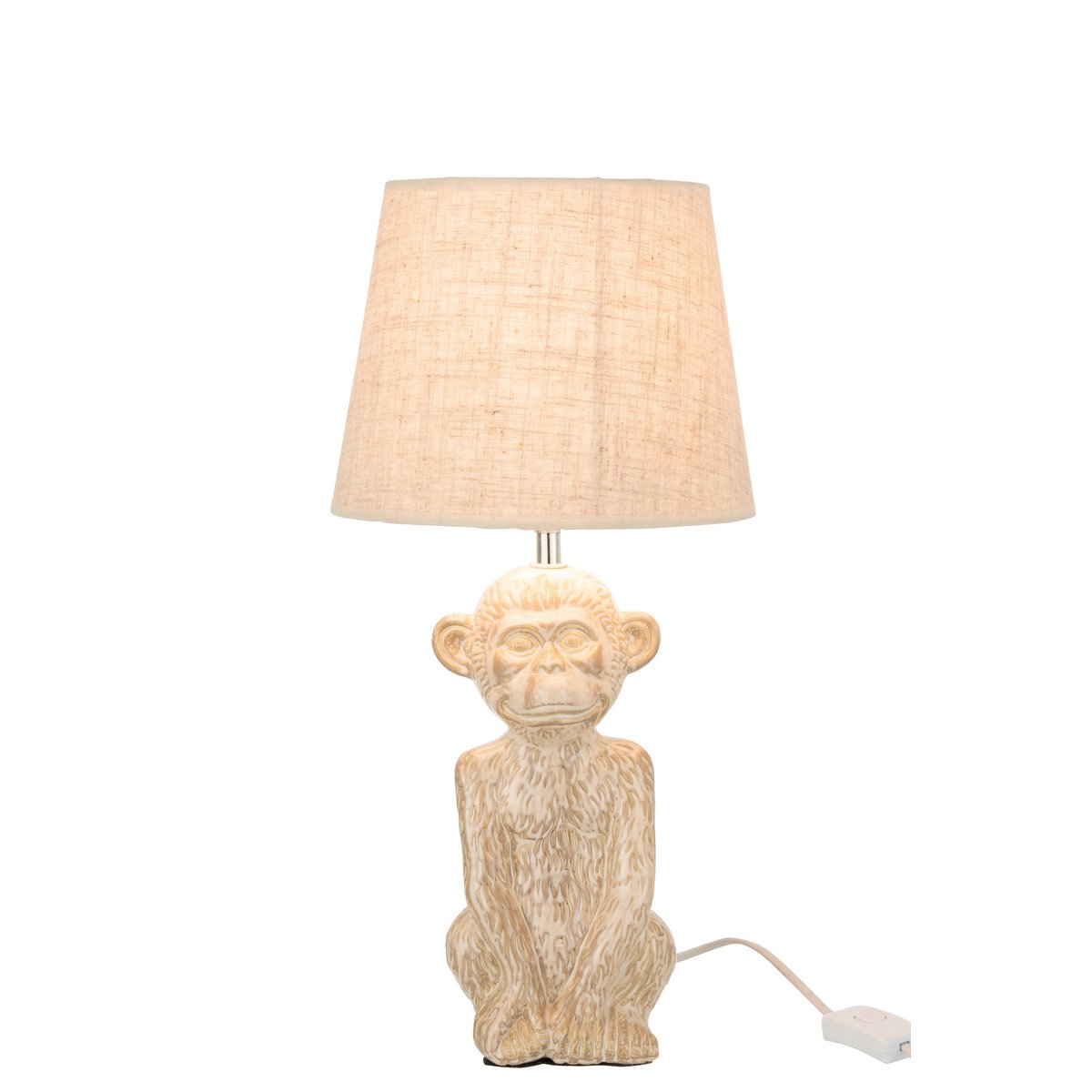 J-Line Lamp Aap Cem/Tex Beige/Beige