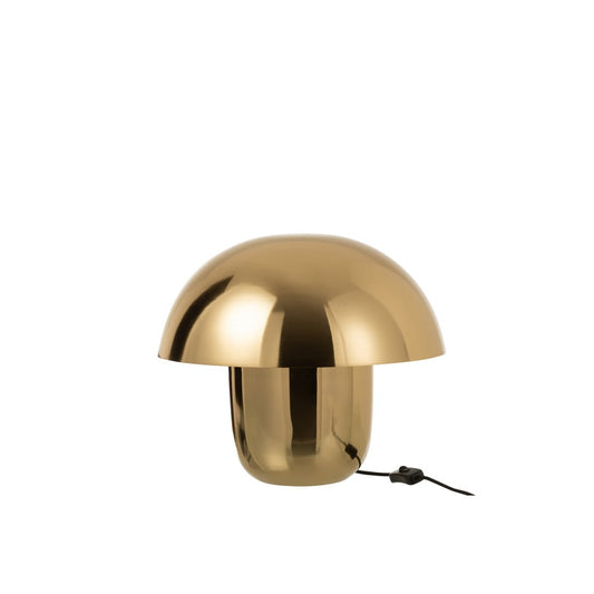J-Line Lamp Paddenstoel Ijzer Goud Small