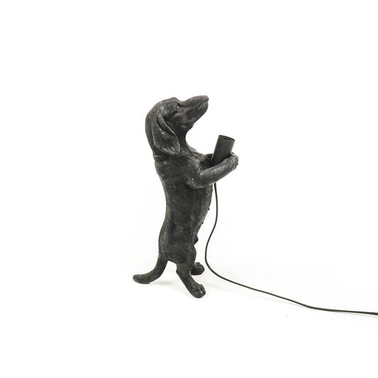 HV Teckel Lamp - Black - 10x15x38cm