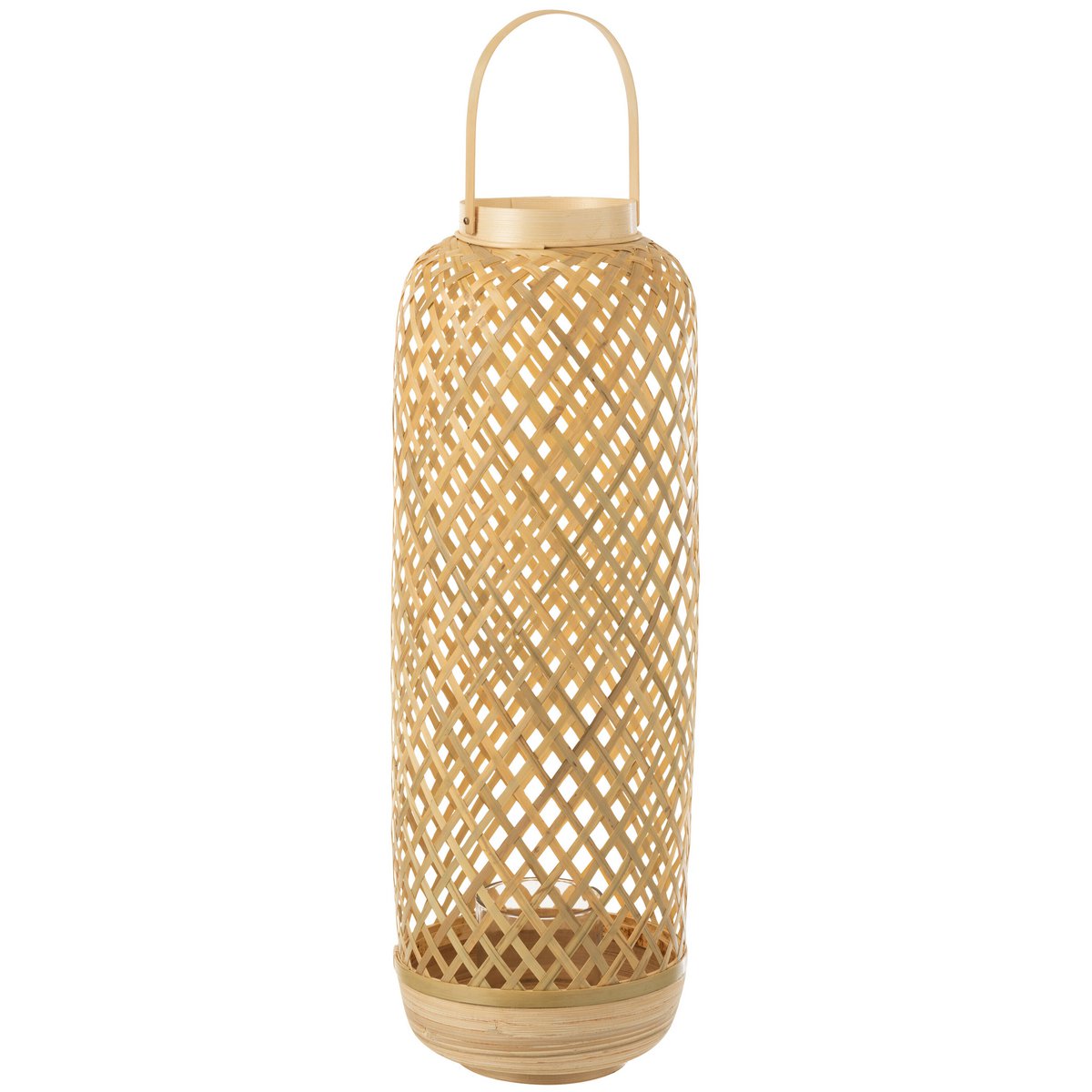 J-Line Lantaarn Evi Bamoe Naturel Large