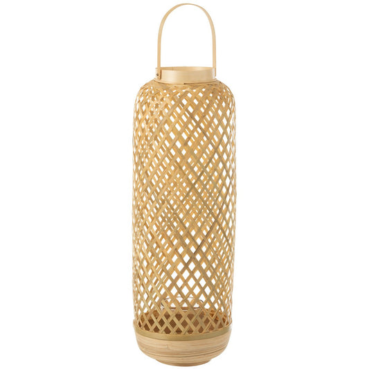 J-Line Lantaarn Evi Bamoe Naturel Large