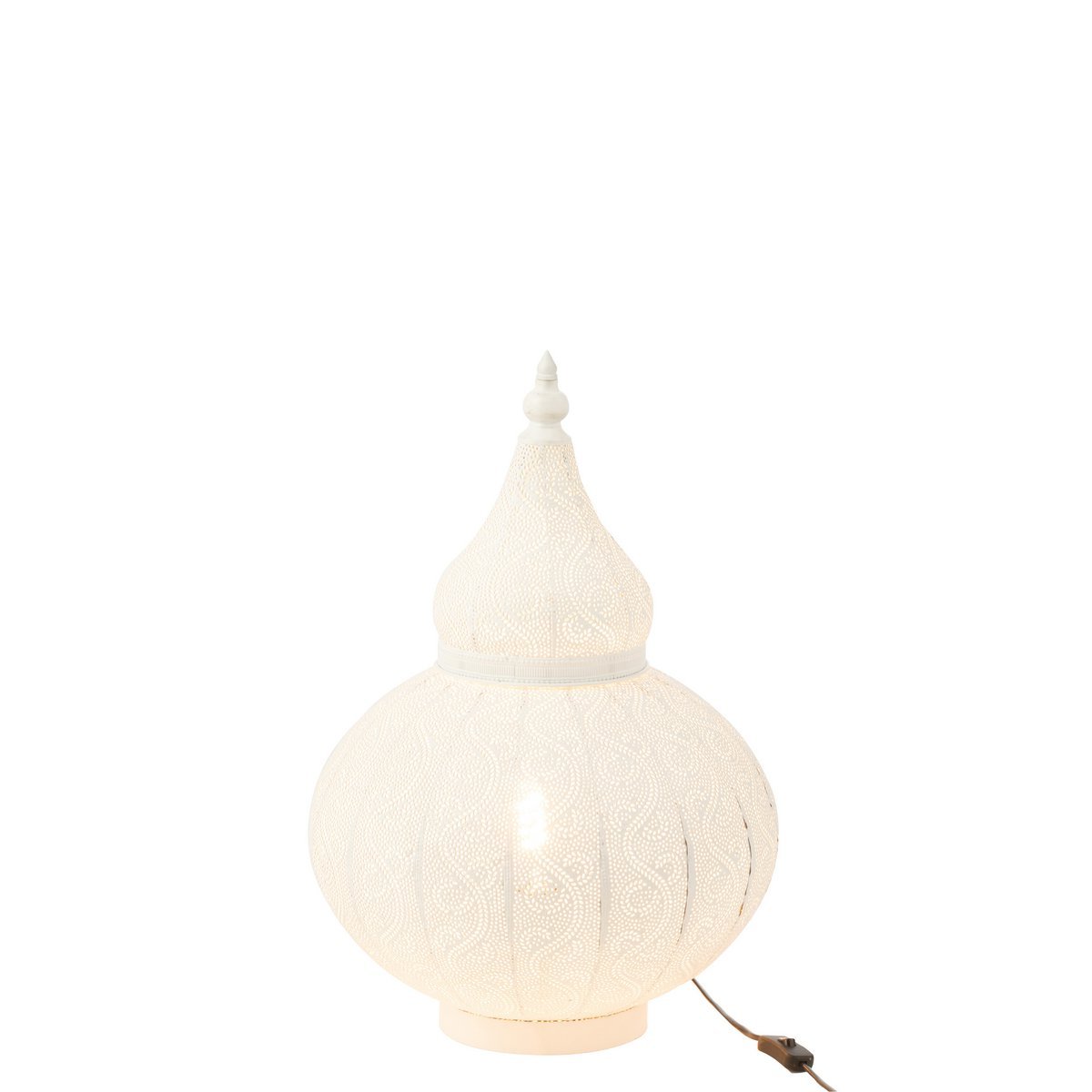 J-Line Lamp Aladin Metaal Wit Small